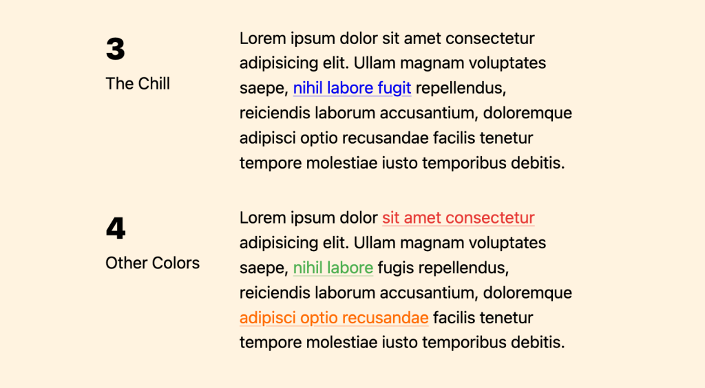 Post Thumbnail for Chilled Out Text Underlines