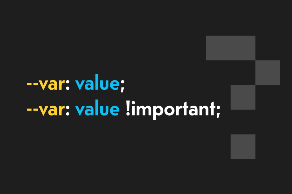 Post Thumbnail for !important and CSS Custom Properties