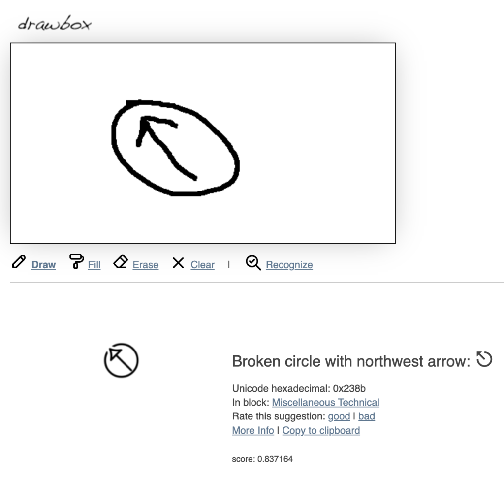 Post Thumbnail for Find a Unicode Character via Quick Sketch