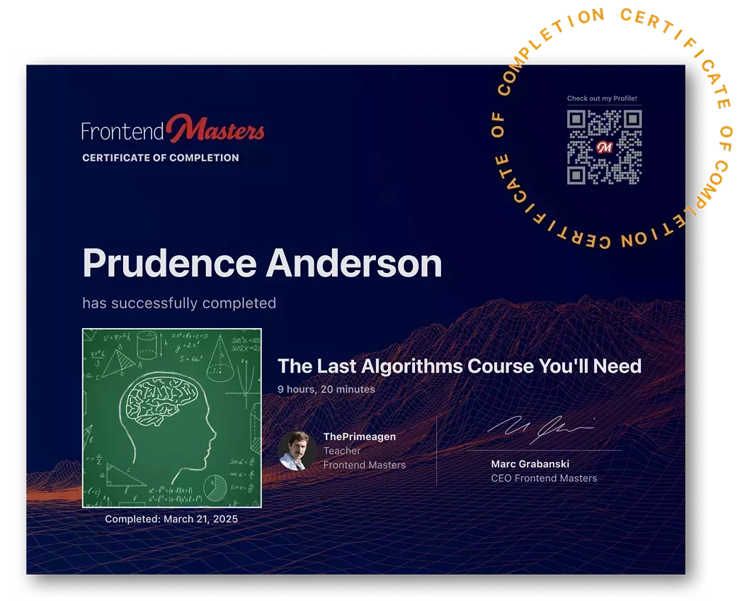 Sample completion certificate