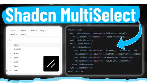 Shadcn Finally Has MultiSelect!